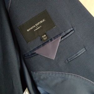 2 PC Suit - Banana Republic Navy Blue